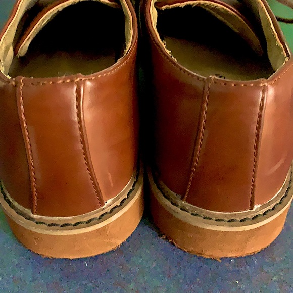 EUC Deerstags boys brown dress shoes, sz 5M - Picture 4 of 4
